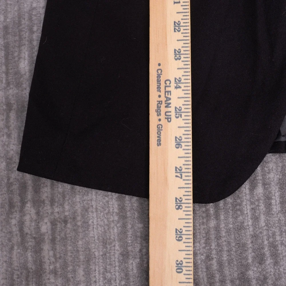 Banana Republic Blazer Womens 6 Black New Long Sleeve Single Button Professional